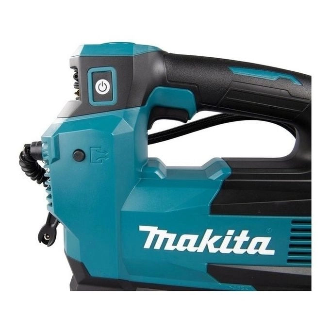 Makita MP001GZ Compressore Portatile a Batteria 40V max 11,1 bar 24 l-min con Display Digitale e Spegnimento Automatico colore Nero Blu