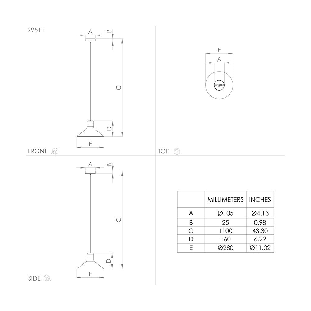 Lampadario Industrial Abreosa 1 Luce Metallo Nero E Grigio