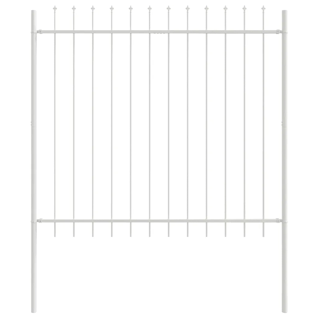 Recinzione per Giardino 9 pcs Bianco 15,3 x 1,5 m 3334182