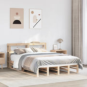 vidaXL Giroletto con Testiera 160x200 cm in Legno Massello di Pino