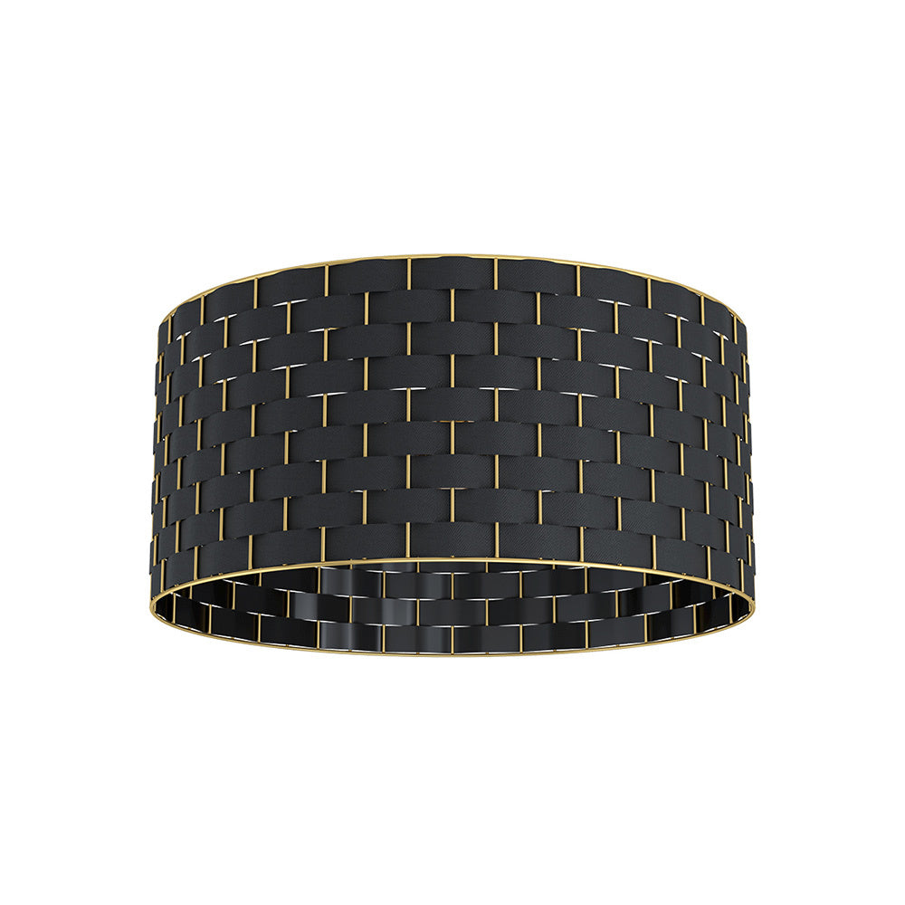 Plafoniera Moderna Marasales 1 Luce Acciaio Nero