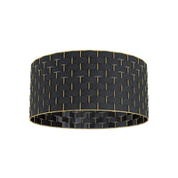 Plafoniera Moderna Marasales 1 Luce Acciaio Nero