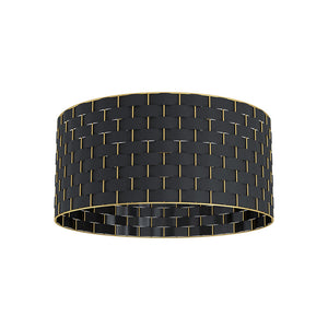 Plafoniera Moderna Marasales 1 Luce Acciaio Nero