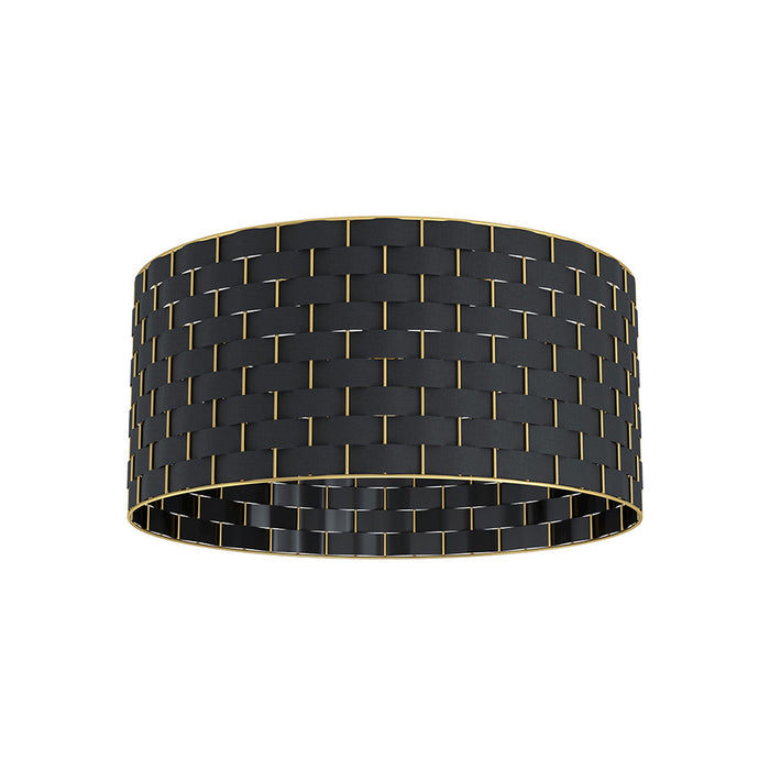 Plafoniera Moderna Marasales 1 Luce Acciaio Nero