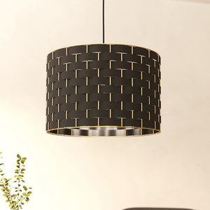 Lampadario Moderno Marasales Piccolo 1 Luce Acciaio Nero