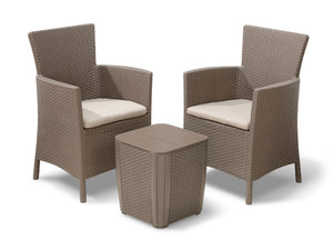 allibert/keter set iowa balcony cappuccino con cuscini cod:ferx.99526