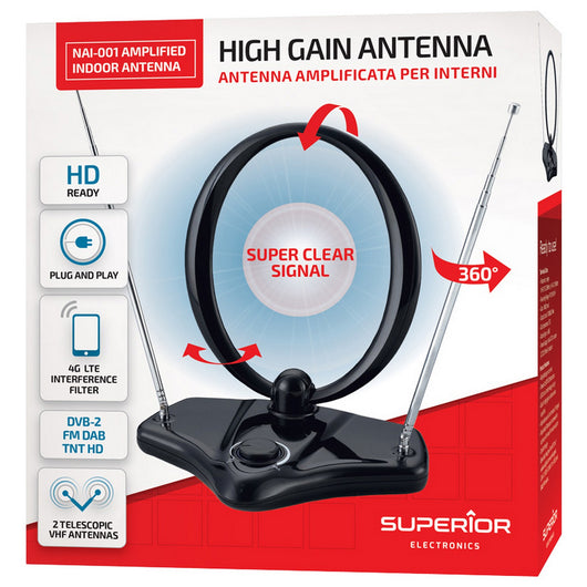 antenna amplificata per interni cod:ferx.99528
