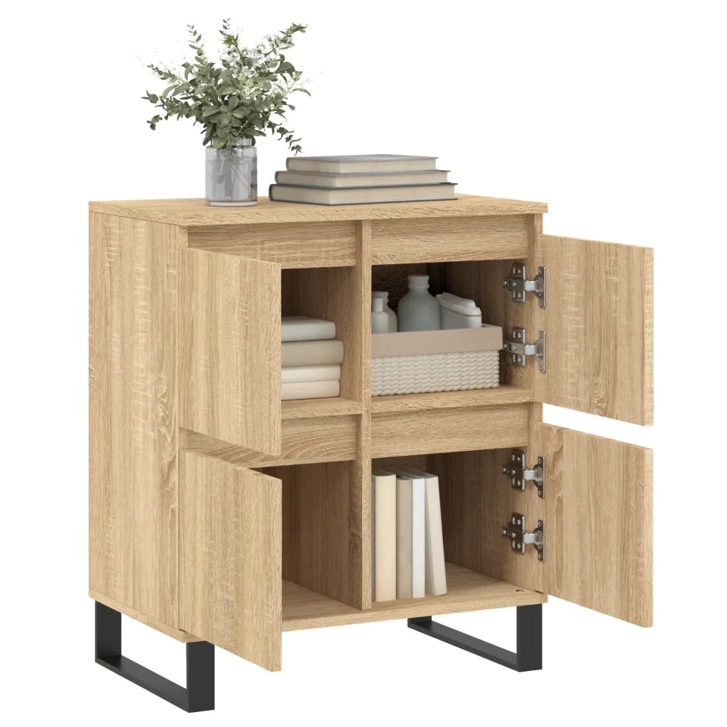Credenza Rovere Sonoma 60x35x70 cm in Legno Multistrato 831223