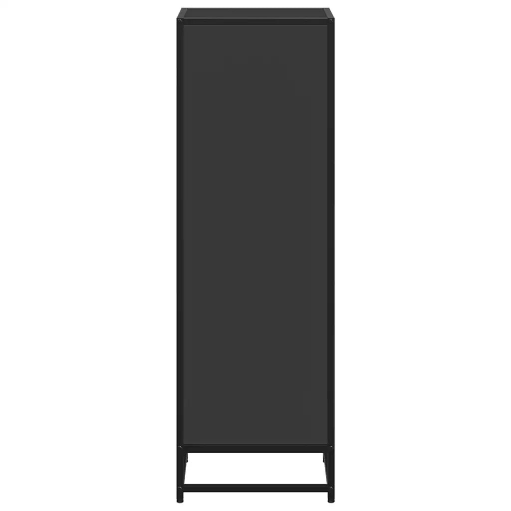 Libreria Nera 40x35x107,5 cm in Legno Multistrato