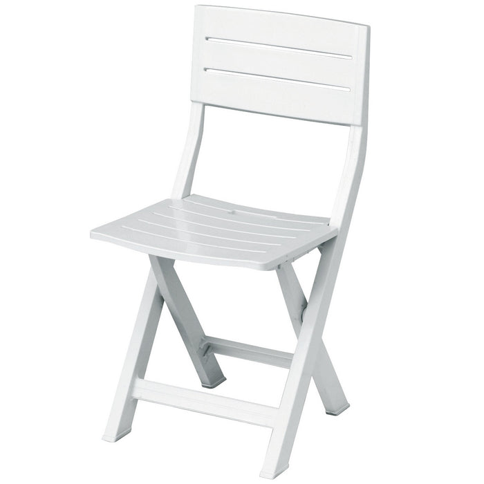 poltrona resina pieghevole gilda bianca cod:ferx.99542