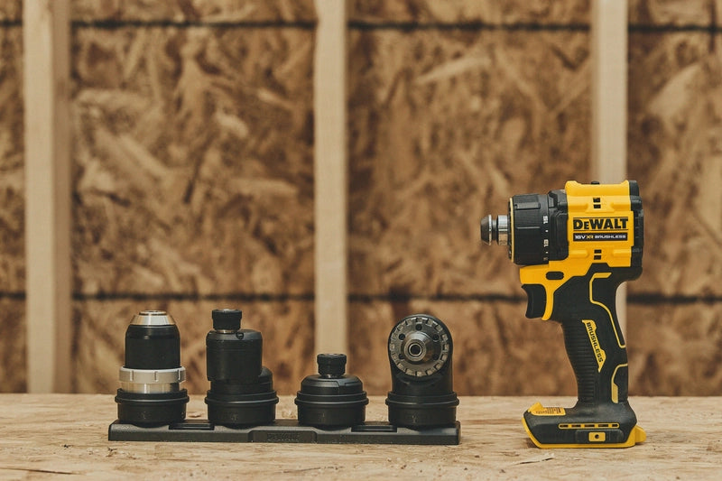 Trapano avvitatore multitesta DeWalt DCD803NT-XJ 18V XR Brushless con 4 teste