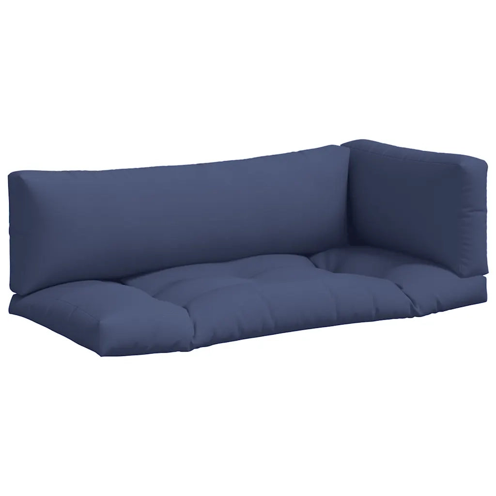 Cuscini per Pallet 3 pz | Cuscini per sedie Blu Marino in Tessuto Oxford