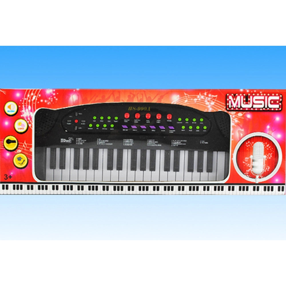 Trade Shop - Tastiera Elettronica Giocattolo Con Microfono 22 Tasti Con 8 Melodie 8 Strumenti -