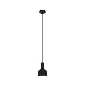 Lampadario Moderno Casibare 1 Luce Acciaio Nero