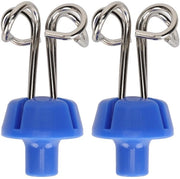 Supporto per Infusione in Acciaio con Diametro di 13 mm - 2 Pezzi - Hanger per Infusione - Supporto per Infusione - Materiale Duraturo - Ossatura Interna 13 mm - Hanger per Infusione in Acciaio