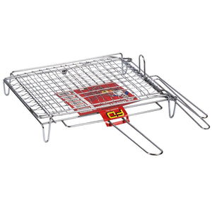 graticola ribaltabile con piedi cm. 40x30 cod:ferx.99555