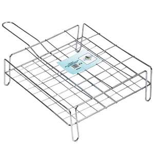 graticola cromata per carciofi cm. 30x30 cod:ferx.99556