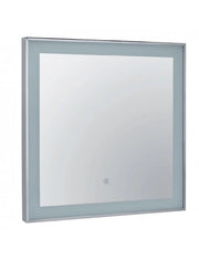 Specchio quadrato 60x60 cm con luce LED e sensore touch