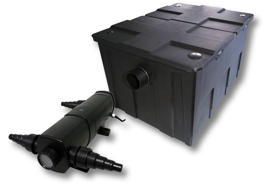 Set SunSun: filtro biologico 60000l chiarificatore UVC 24W