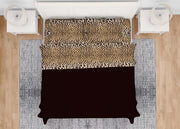 Sacco Copripiumino Piumone Letto In 100% Cotone Made Italy Vari Disegni RP - Piazza 1-2 - Leopardato