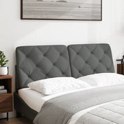 Cuscino Testiera Grigio Scuro 120 cm in Tessuto CFW8140134