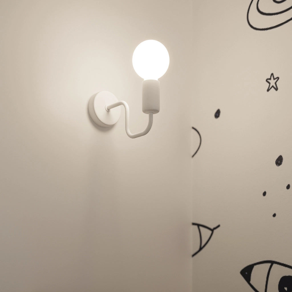 Lampada da soffitto Crimson Vector 6x E27 LED 15W Acciaio Bianco Industriale