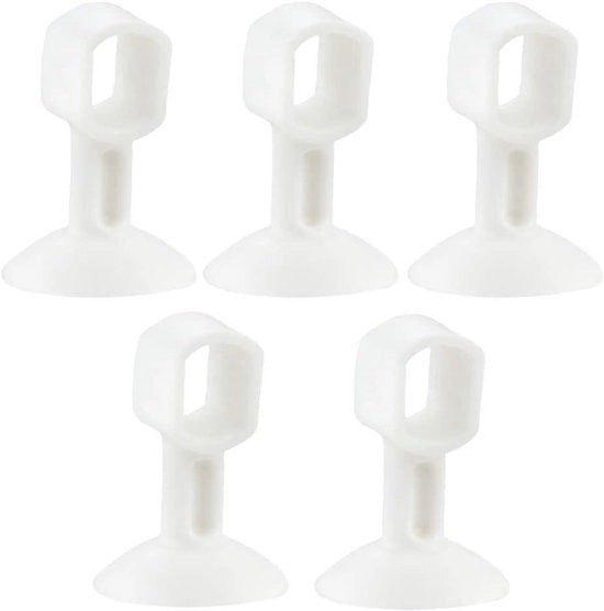 5 pezzi di crashpad di gomma per protezione contro la collisione di deuriclinke in silicone per protezione contro la collisione anti-botsing per uso domestico per bagno camera da letto cucina bagno bianco