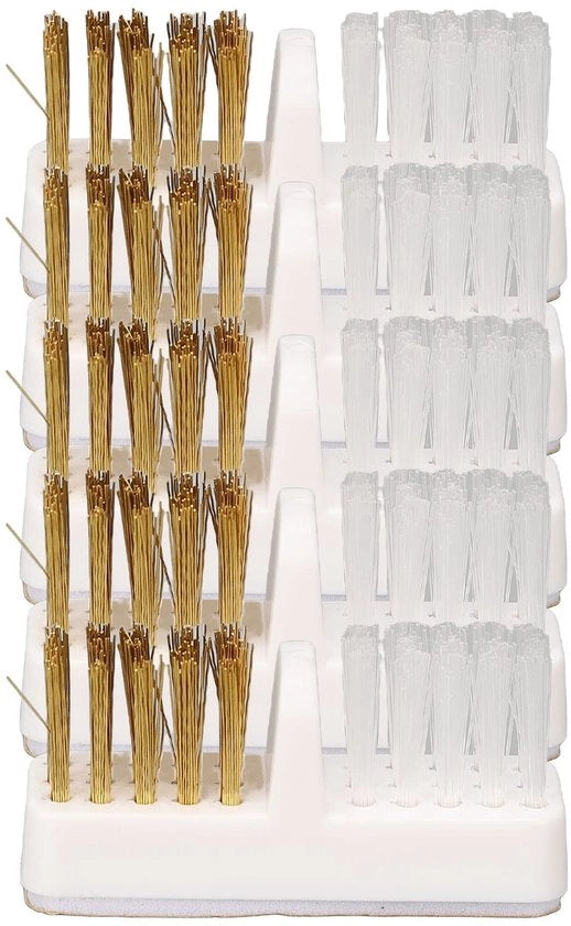 Strumento di pulizia per fori a punta di chiodo elettrico - Formato portatile - Accessori a spazzola - Per manicure - Piccolo e leggero