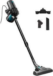 Aspirapolvere a Radiazione Alta con Tecnologia Cyclone - Filtro altamente efficiente - 600 W - Raggio di azione di 6 metri - Blu