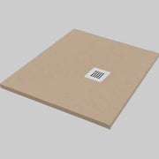 PIATTO DOCCIA QUADRATO EFFETTO PIETRA SABBIA  80x80     MADE IN ITALY