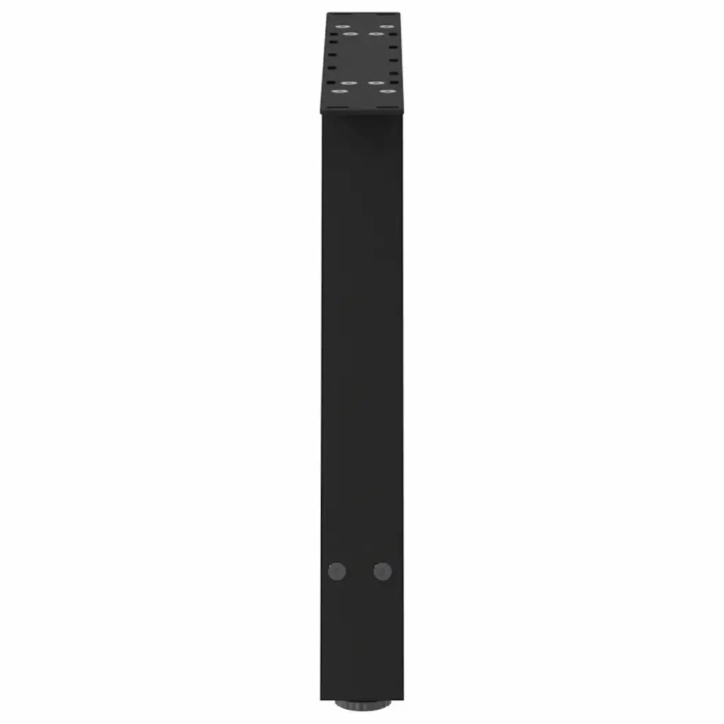 vidaXL Gambe per Tavolino da Caffè a Forma di A 2 pz Nere 70x(42-43) cm Acciaio