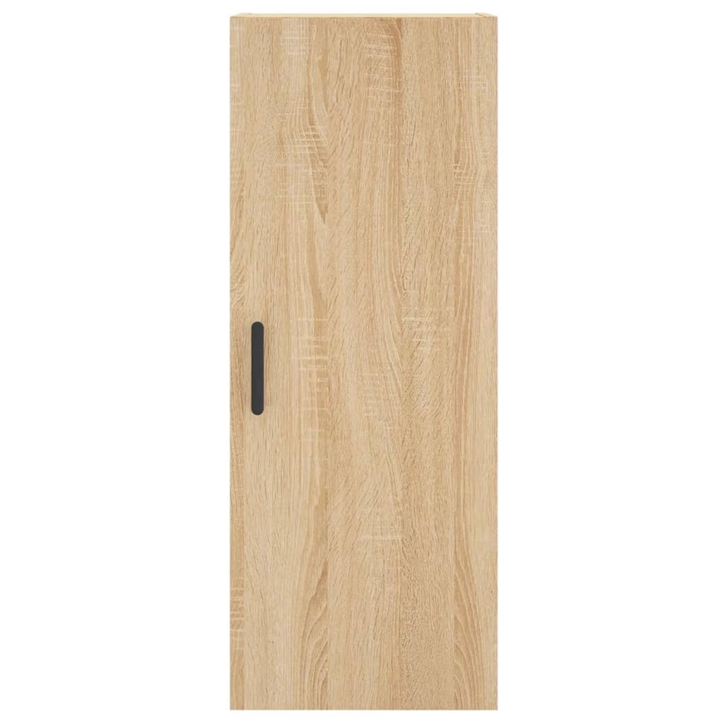 Buffet credenza cassettiera armadio mobile contenitore organizer cucina soggiorno salotto rovere Sonoma alto 34,5 x 34 x 180 cm legno ingegnerizzato marrone 02_0033961