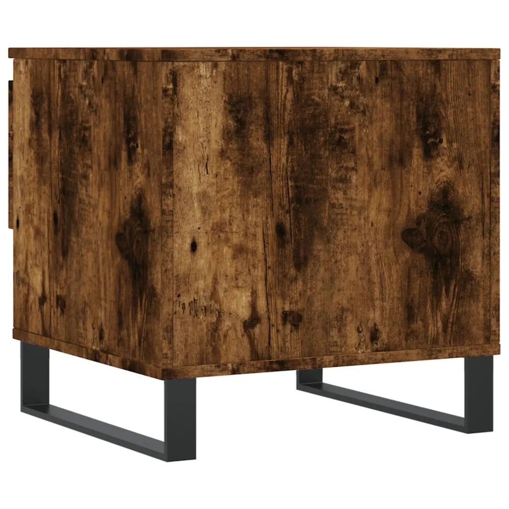 2 pz Tavolini salotto | Tavolino da caff¨¨ | Tavolino da Soggiorno Rovere Fumo 50x46x50 cm Legno Multistrato
