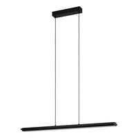 Lampadario A Sospensione Moderno Cambulos Acciaio Nero 2 Luci Led 17W 4300Lm