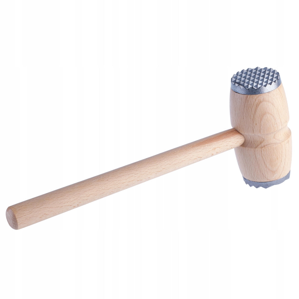 Batticarne KADAX per cotolette, martello in legno a doppia faccia, 29 cm