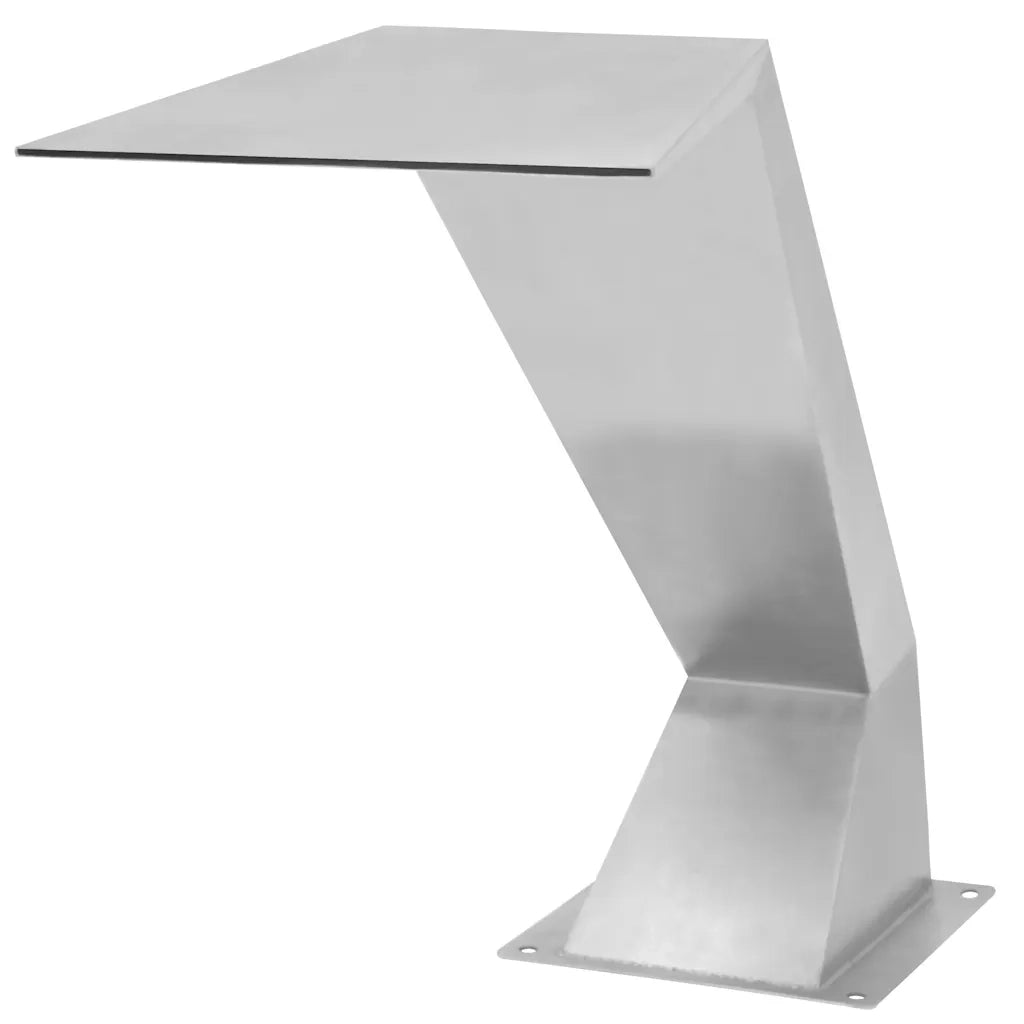 Fontana per Piscina in Acciaio Inossidabile 64x30x52 cm Argento CFW6586050