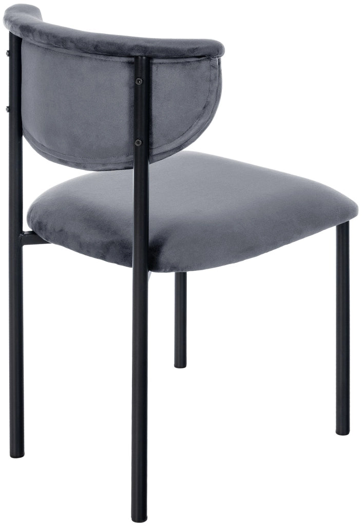 Sedia visitatore in velluto Gambell 3