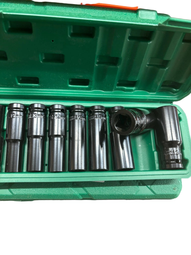 BUSSOLE ESAGONALI LUNGHE PISTOLA AVVITATORE 10pz ATTACCO 1/2 8-24mm CAMION AUTO