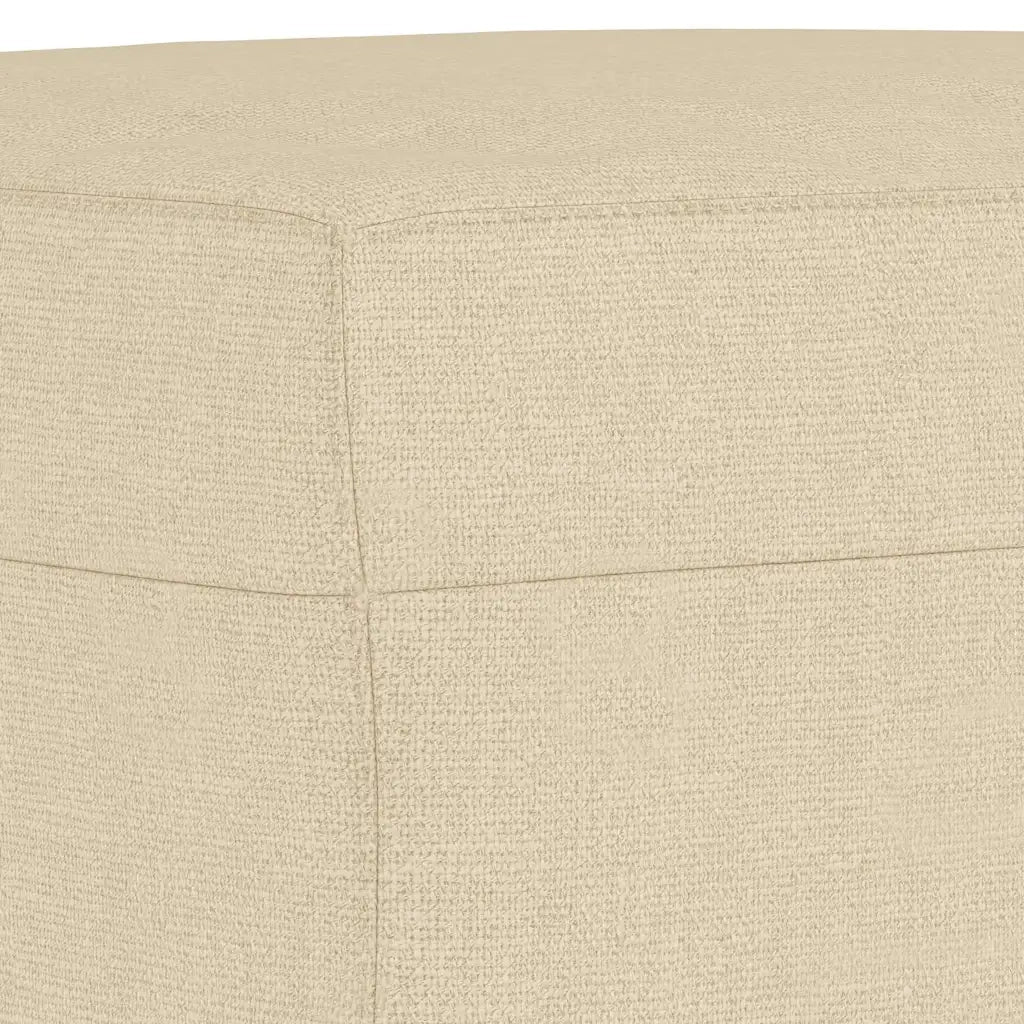 Poggiapiedi Crema 60x50x41 cm in Tessuto cod mxl 75943