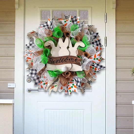 Decorazioni di Pasqua in seta per decorazioni festive e celebrazioni.