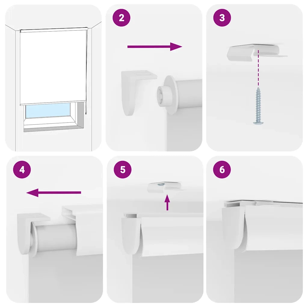 Tenda a Rullo Doccia Cassonetto 160x240 cm Larghezza Tessuto 4015040