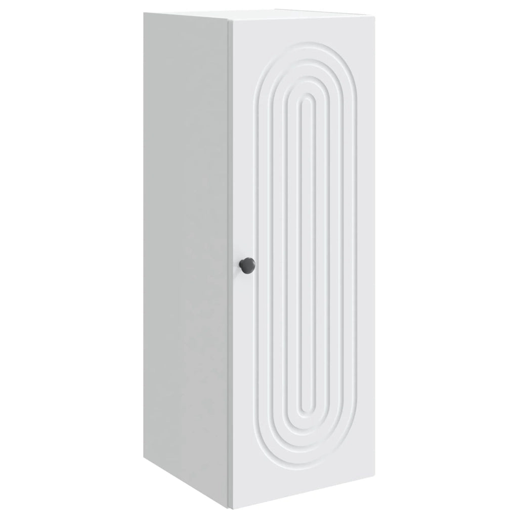 Mobiletto a muro Bianco 33 x 34,5 x 90 cm Legno ingegnerizzato 898075