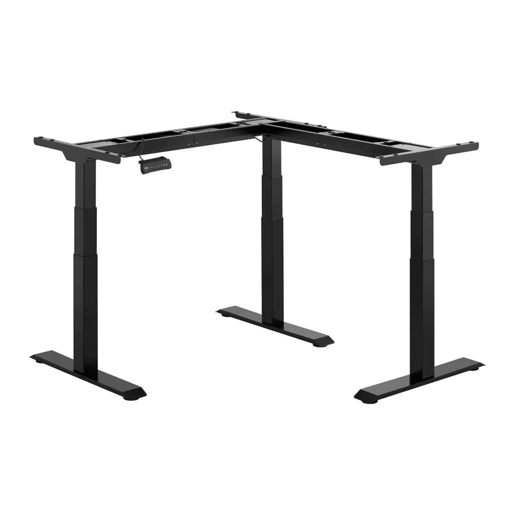 Scrivania angolare sit-stand (base) - altezza: 58 - 123 cm - larghezza: 90 - 150 cm (sinistra) / 110 - 190 cm (destra) - angolo: 90° - 150 kg 14_0005936
