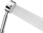Douchekop ad alta pressione in acciaio inossidabile 304, da installazione manuale per doccia e bagno, risparmio d'acqua, installazione semplice.