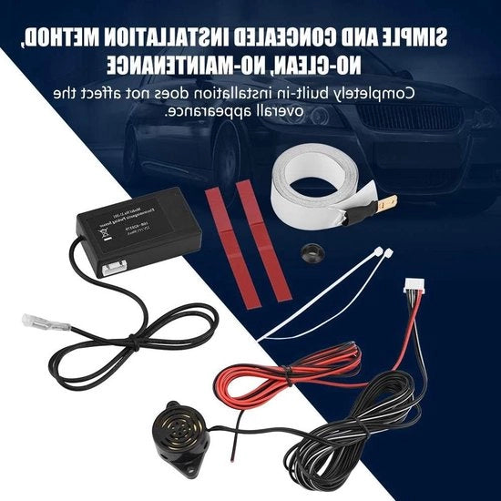 Kit di Sensore di Parco - Induzione Elettromagnetica - Tft - Allarme di Ritorno - Per Auto Camion Rv.