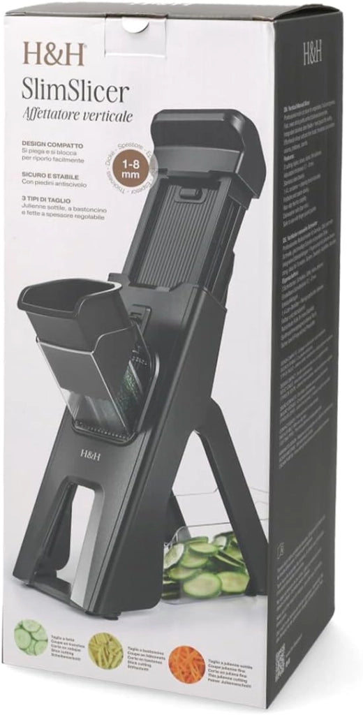 Affettatutto Verticale Compact Nero