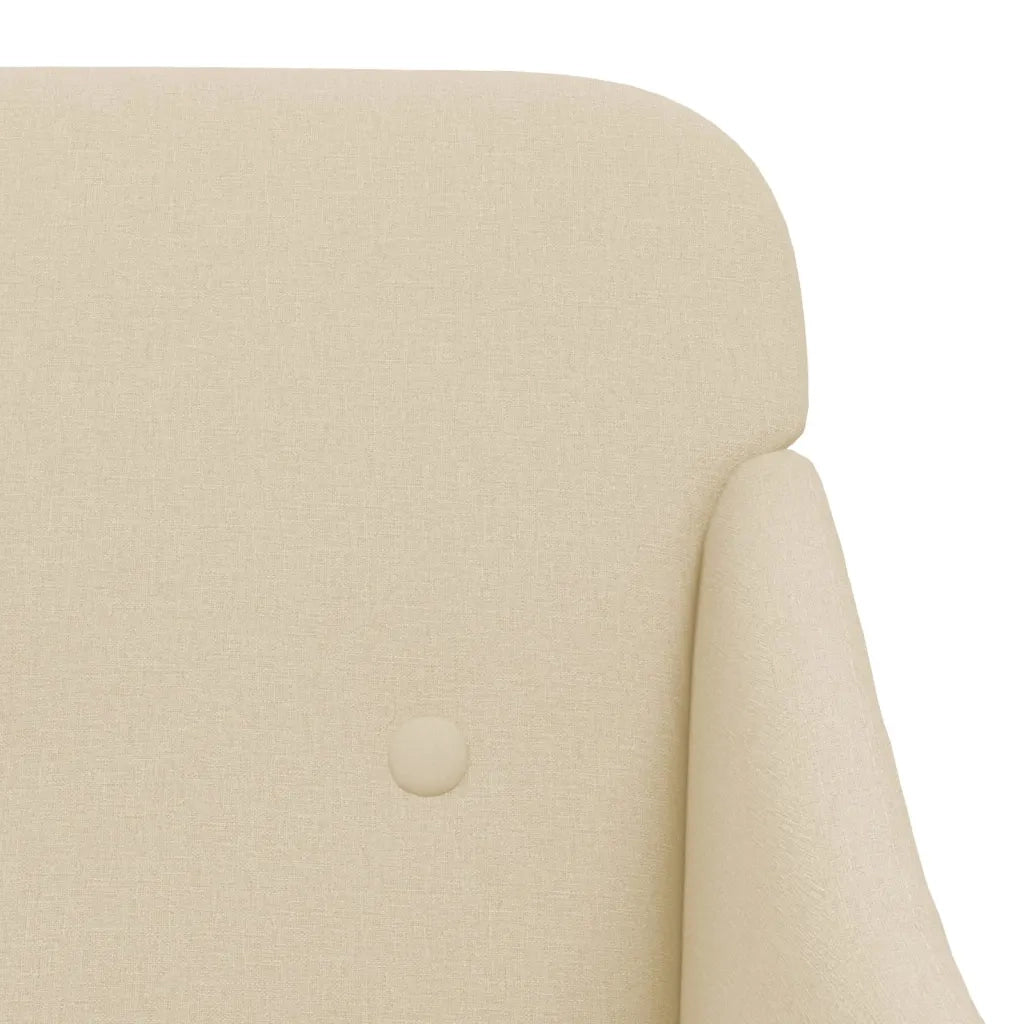 Poltrona Crema 63x76x80 cm in Tessuto cod mxl 14278