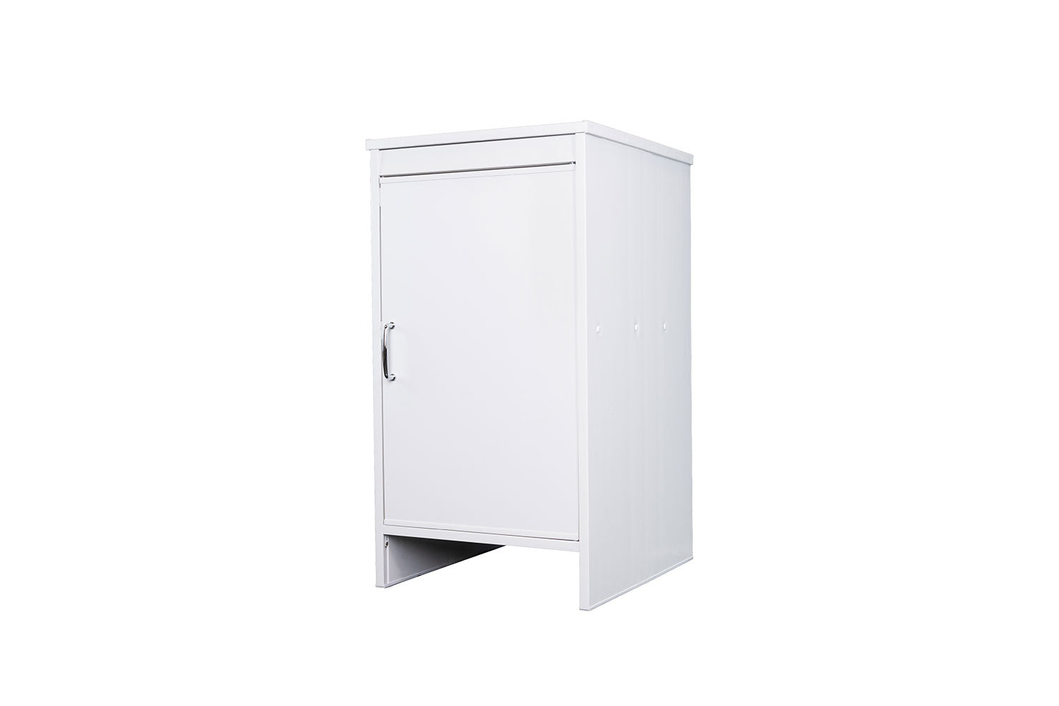 Mobile Lavanderia da Esterno 46,5x49x84 cm in PVC Bianco