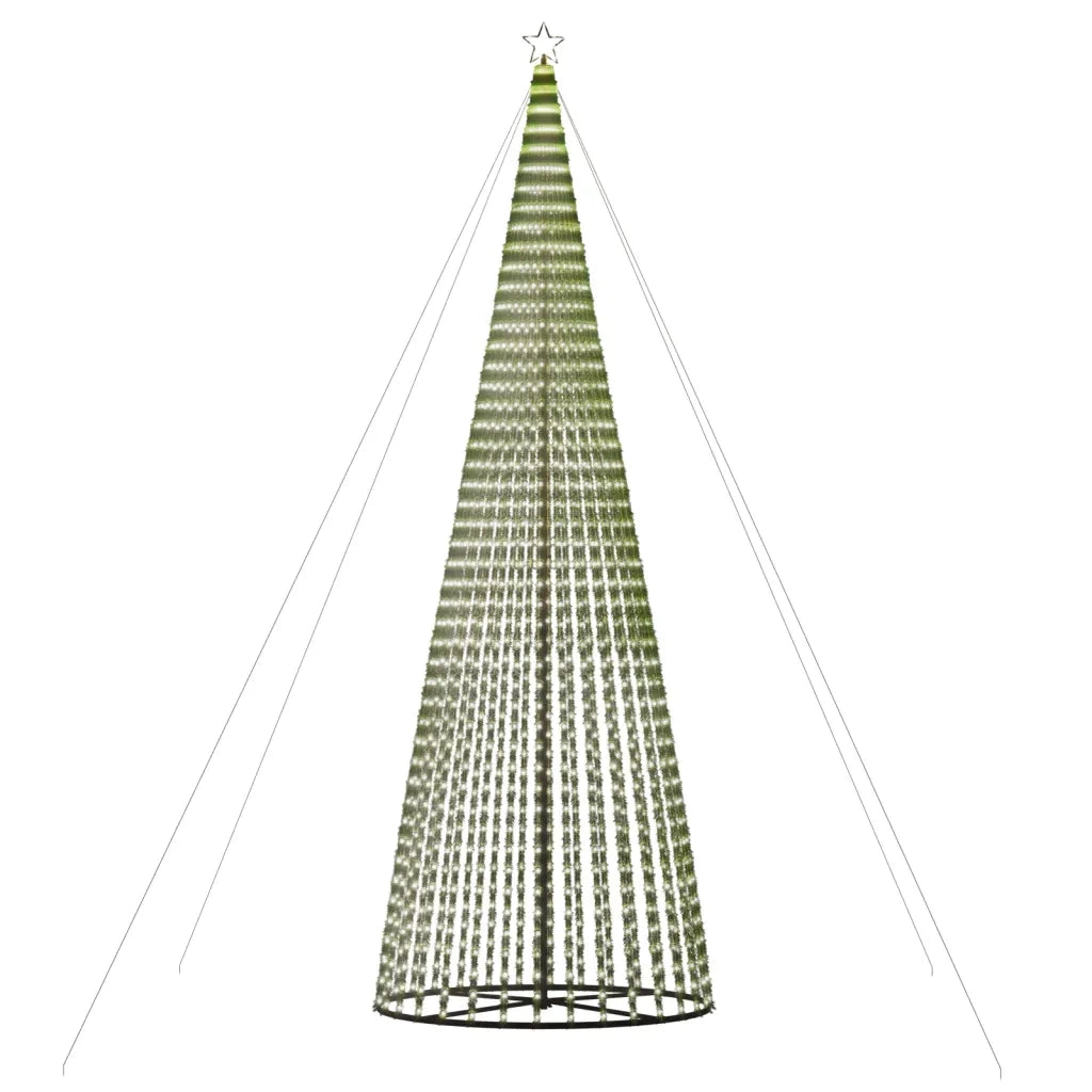 Albero di Natale a LED 1544 LED Bianco Freddo 500 cm 358073