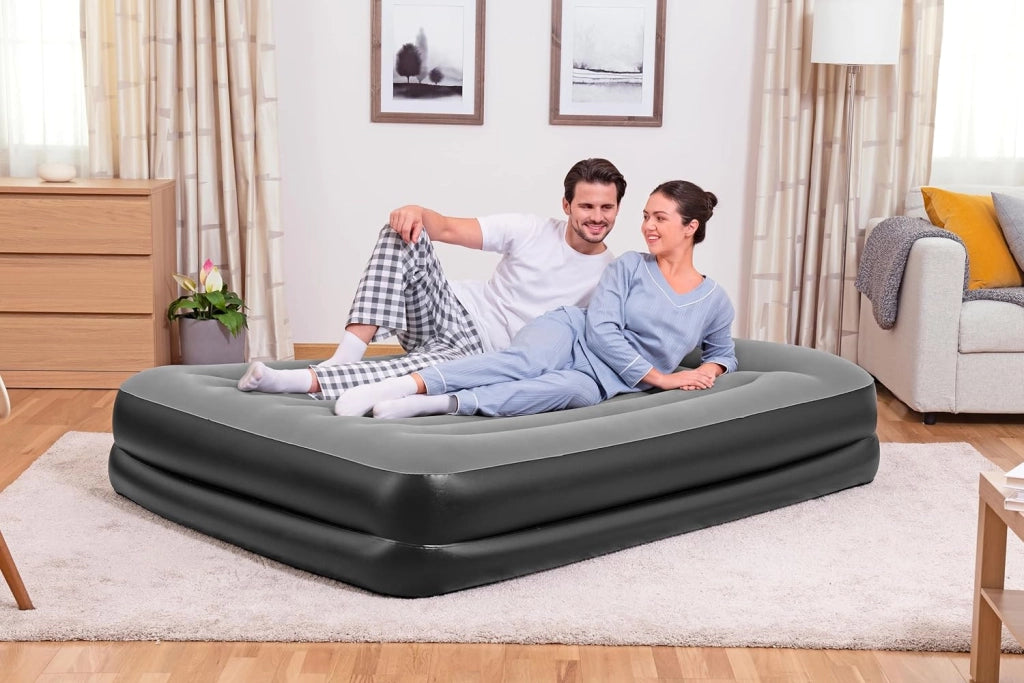 Materasso Gonfiabile Matrimoniale Bestway con Pompa Integrata e Tecnologia Tritech™ – 203x152x46 cm